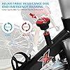 Hooseng-Exercise-Bike-Indoor-Cycling-Stationary-Bikes-Cardio-Workout-Machine-Upright-Bike-Belt-Drive-Adjustable-Resistance-Levels-with-LCD-Digital-Monitor-for-Home-Gym-Lose-Weight-Black Hooseng Aerobic Indoor Training Exercise Bike, Super-Silent Stationary Bike Cycling with LCD display, Seat Cushion…