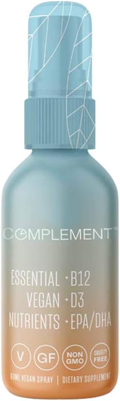 Complement - B12-D3-DHA/EPA Vegan Vitamin Spray - 60-Day Supply