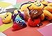 Emoji Party Favor For Kids, 34 Pack 2” Emoji Keychain Party Decoration Supplies, Mini Plush Pillows Gifts For Goody Bag Filler