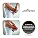 Abco Tech Elbow Strap - Pain Relief for Tendonitis & Forearm with Compression Pad - Ideal for Tennis, Golfer's, Hyper Extension, Fishing, Weightlifting, Badminton, etc. - Adjustable Straps in 2 Sizes