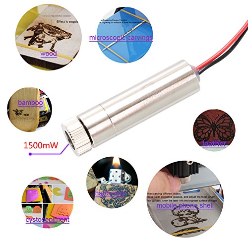 1500mw Blue Laser Diode, Engraving Emitter Blueviolet Laser Diode Head