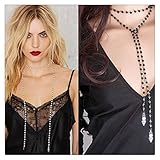Women Fashion Faux Pearl Necklace, BOKOLI Long Vintage Choker Chains Charm Necklet