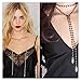 Women Fashion Faux Pearl Necklace, BOKOLI Long Vintage Choker Chains Charm Necklet