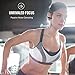 Bluetooth Wireless Workout Headphones by PLUMSOTT | Best Sports Cordless Earbuds for iPhone Running Gym | Waterproof IPX7 Rated | Built in Mic Headset | Black