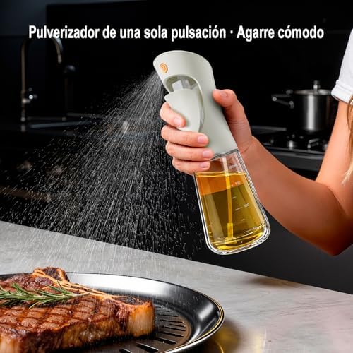 Pulverizador de aceite 180 ml de vidrio borosilicato