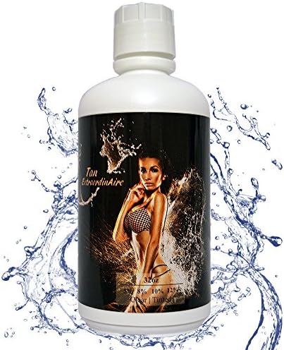 Tan Extraordinaire 5% Light-Fair Skin Type, Clear (no brown tint) 99.9% Natural Sunless Spray Tanning Machine Solution - 32 oz (1qt)