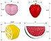 Jumbo Fruit Squishies Slow Rising Toys Extra Large Squishy Set of 8. Perfect for Indoor Games, House Decoration, Education, Stress Relief. Strawberry Cake Apple Peach Lemon Banana Pineapple Watermelon