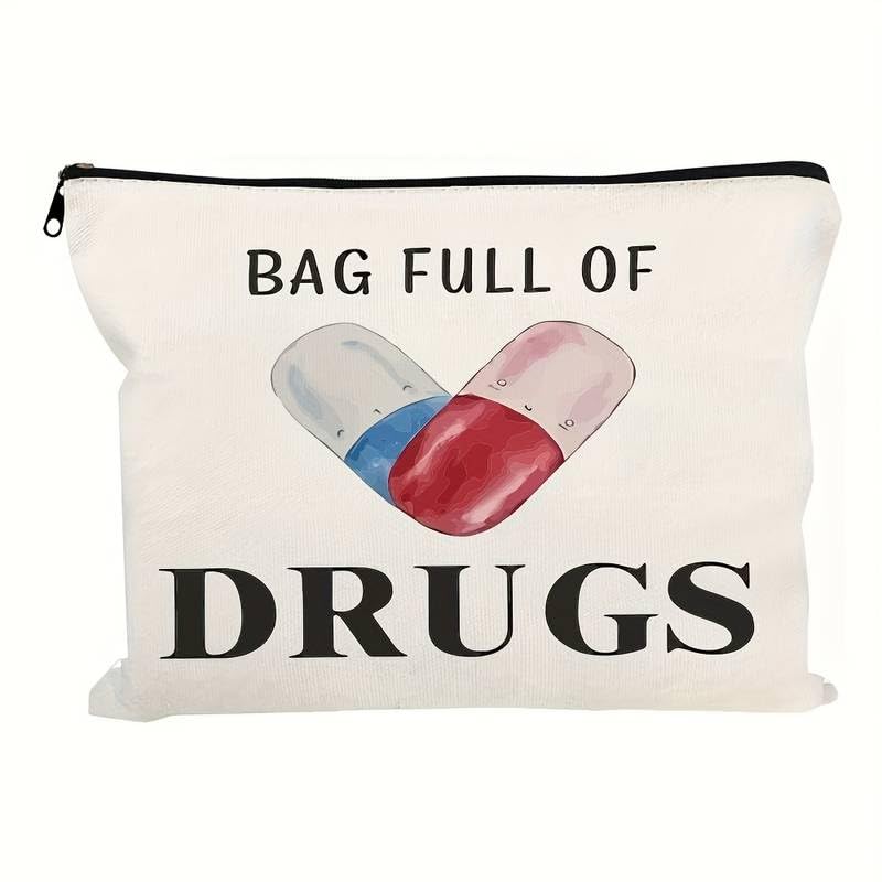 Bag Full of Drugs Medical Supply Bag Diabetic Diabetes Tablets Case Travel UK