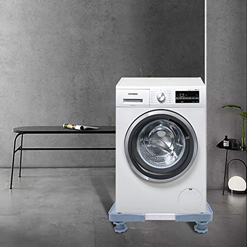 HAPPYDAY Washing Machine Bracket,Removable Universal Adjustable Base Pedestal Base for Refrigerator Washing Machine Accessories