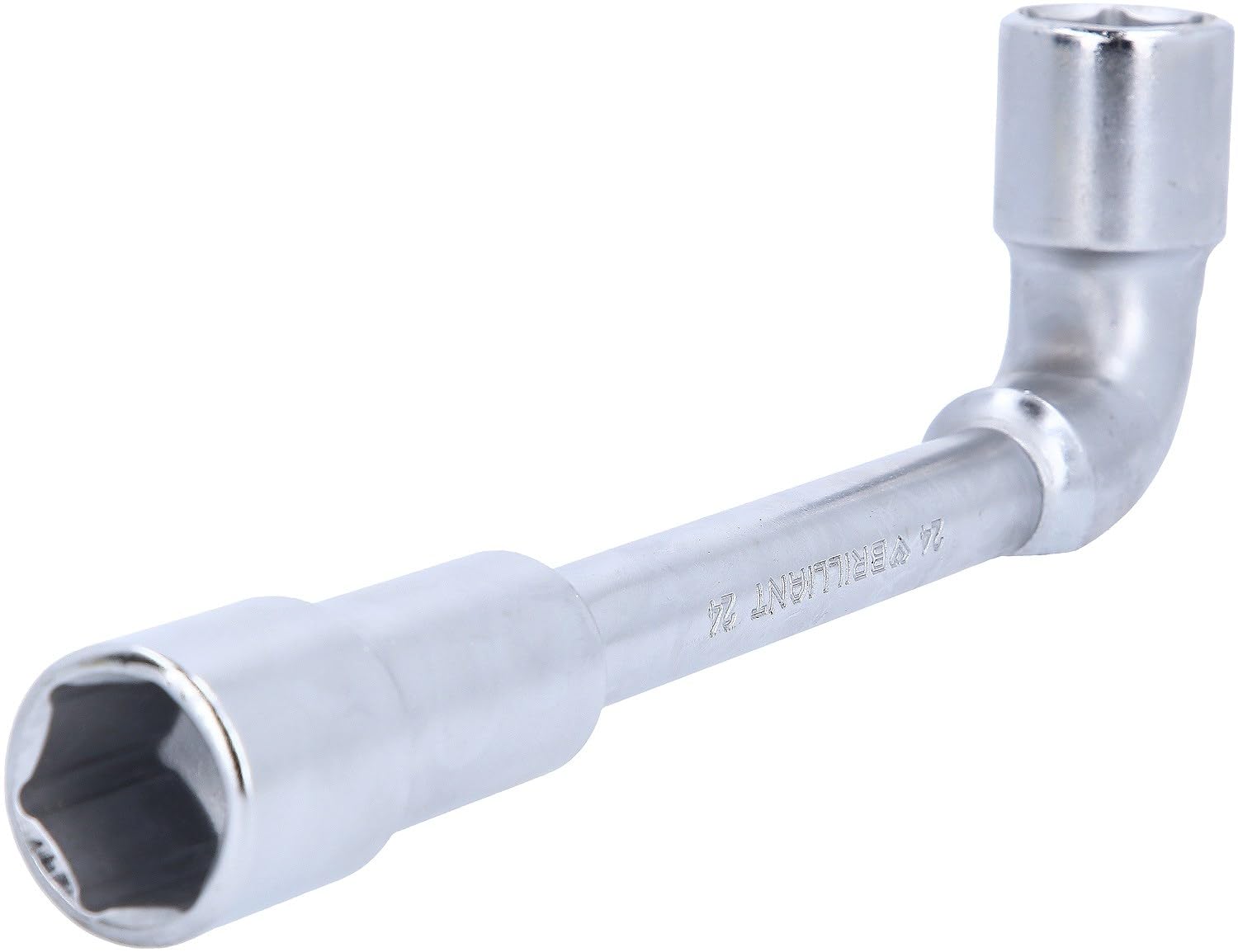 BRILLIANT TOOLS BT015024 Double Socket Wrench, Offset, 24 mm [Powered by KS Tools]
