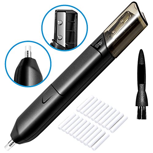 Electric Eraser Kit, LOVIN PRODUCT Portable Electric Eraser with Manual Pencil Sharpener; 21 Eraser Refills & 1 Eraser Brush, Battery Operated for Classroom, Office, School, Kids, Artists (1 PACK)