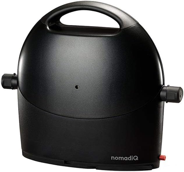 review NOMADIQ Portable Propane Gas Grill | Small, Mini, Lightweight Tabletop BBQ | Perfect for Camping, Tailgating, Outdoor Cooking, RV, Boats, Travel