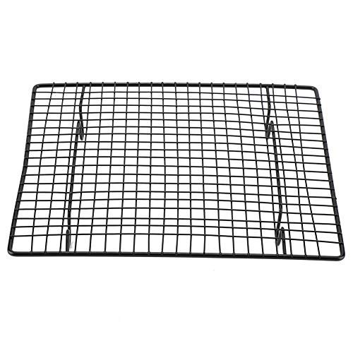 ANGGREK Cooling Rack Stainless Steel Baking Rack 26 x 23 x 2.5cm Cooling Racks Nonstick Cooking Grill Tray Cake Cooling Tray for Cake/Bread/Biscuit