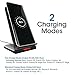TechMatte Fast Wireless Charger, Qi Fast Charge Wireless Charger Stand for Samsung Galaxy Note 8 S9, S9 Plus+, S8 Plus+ S8 S7 S7 Edge Standard Charge for iPhone X,8 and 8 Plus (No AC Adapter)