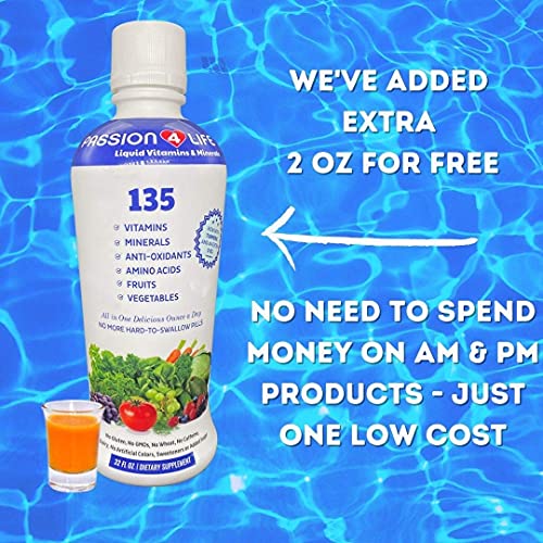 Passion 4 Life Mega Liquid Multivitamins, Trace Minerals, Amino Acids