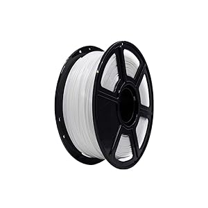 Flashforge PLA 1.75mm 3D Printer Filaments 1kg Spool-Dimensional Accuracy +/- 0.05mm for Finder and Creator Pro (White)