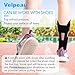 Velpeau Air Gel Foam Ankle Stabilizer Support Brace for Sprained Ankle, Ligament Injury, Tendonitis, Adjustable Rigid Stirrup Ankle Splint for Women and Men (Gel Version, Large, Right Foot)