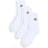 REIGNING CHAMP Men's 3 Pack Classic Mid Crew Socks