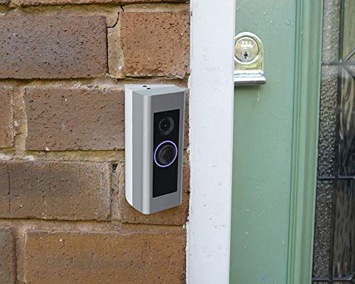 CAVN Angle Mount Compatible with Ring Video Doorbell Pro (Can Create 15/30 / 45 Degree), Replacement Adjustment Mounting Plate Bracket Wedge Corner Kit with Screwdriver and Screws (White) - Thumbnail 6