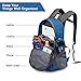CAMEL Hiking Backpack 30L Travel Camping Backpack Lightweight Water Resistant Daypack Outdoor Backpacks for Men and Women (Blue)