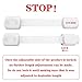 Child & Baby Proofing Cabinet Locks Child Safety Locks, Baby & Child Proof Cabinet Latch Oven Stove Toilet Fridge Drawer Locks,Adjustable Strap 6 Pack