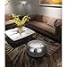 ROTOT Unstuffed Decorative Pouf, Ottoman, Bean Bag Chair, Foot Stool, Foot Rest, Storage Solution or Wedding (Empty & New) (Silver)