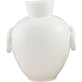 Mud Pie Bamboo Handle Vase, Large, 8.75" x 7"