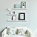 WELLAND Picture Ledge, Photo Ledge, Floating Ledge Wall Shelves, 48-inch, Set of 2, White