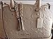 Coach Signature Debossed Patent Leather Mini Sierra Satchel, F55450 (Light Tan)