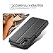 iPhone X Case, iPhone X Wallet Case, iPhone X Leather Case-Pasonomi [Slim Fit] Vintage Flip Case Cover with Stand Function & Credit Card Slots for Apple iPhone X / iPhone 10 5.8 inch 2017 (Black)
