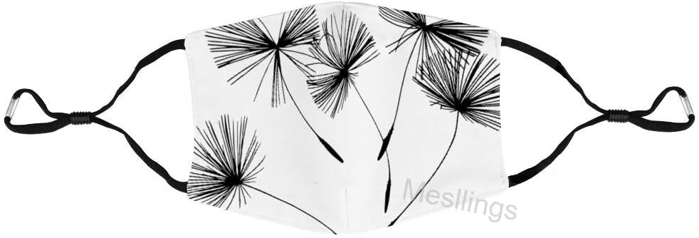 Dandelion Stick Figure Fashion Unisex Printed Anti-Dust Mask Face Mask Mouth Mask Cute Mask For Outdoors