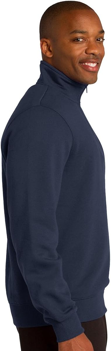 SPORT-TEK Men's 1/4 Zip Sweatshirt at  Men’s Clothing store