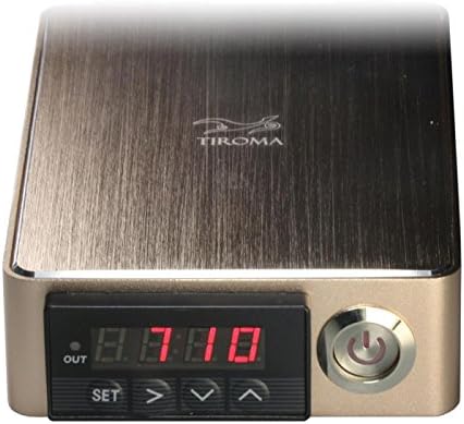 Newest Version No Exposed Screws! - Tiroma Automatic Calibration PID Controller Aromatherapy Diffuser Kit with Quartz Accessories (RoseGold_16mm_Coil)