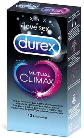 Durex Mutual Climax Preservativos 12 Unidades: Amazon.es: Salud y cuidado personal