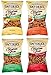 Snyder's of Hanover Gluten Free All Natural Pretzels All Flavors Variety 4 Pack [Pretzels Sticks, Pretzel Twists, Hot Buffalo Wing and Honey Mustard with Onion ] (8oz Ea) [4 Pack]