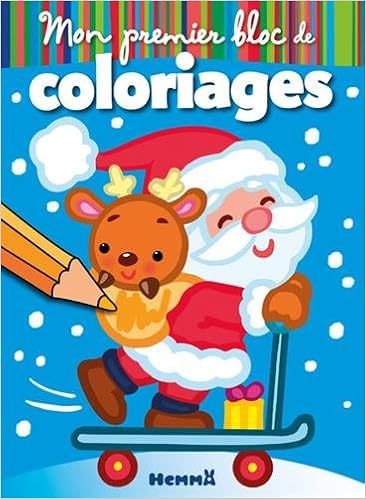 Mon Premier Bloc De Coloriages Noel Amazon Fr Hemma Livres