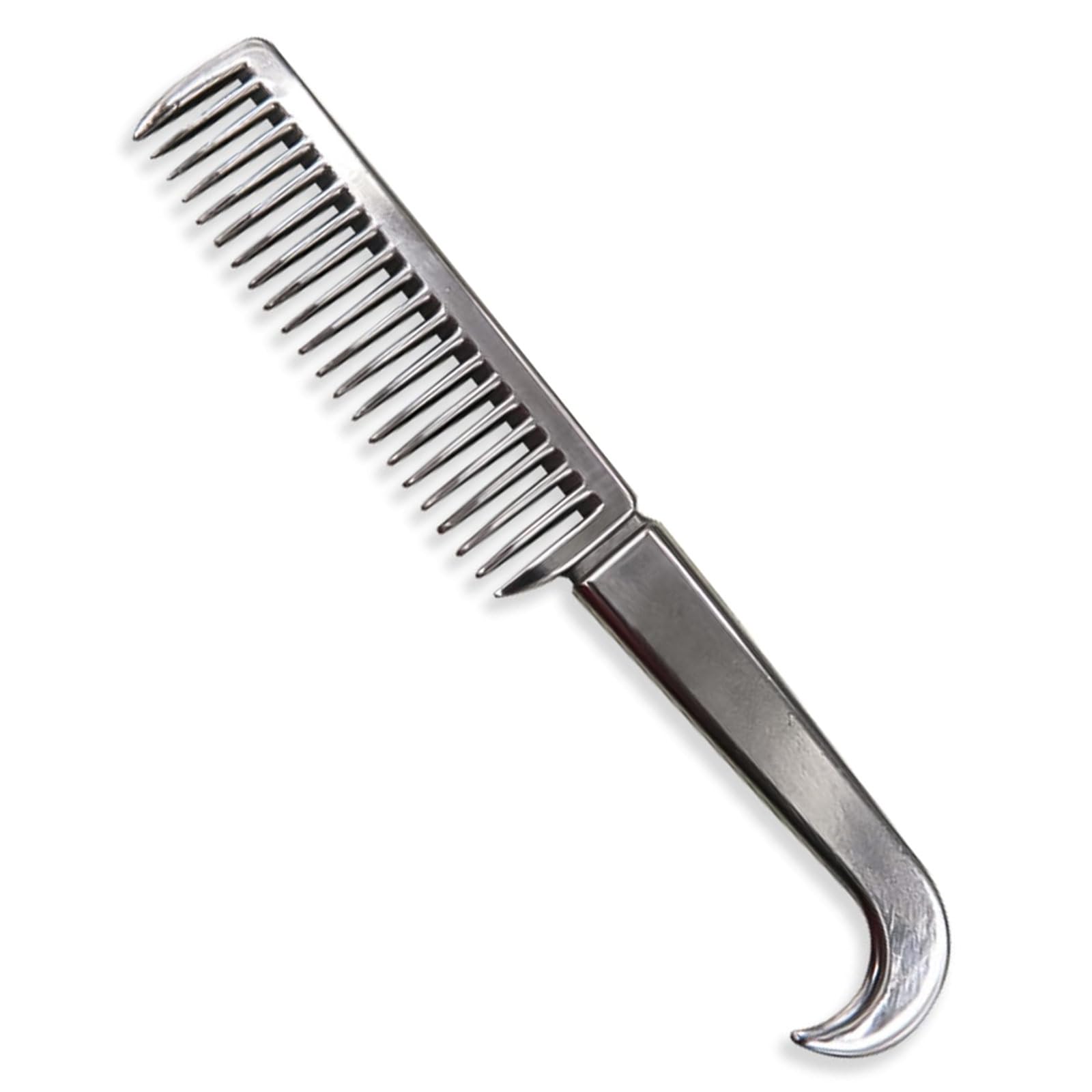 Horse Mane Comb – Aluminum Alloy Grooming Comb for Detangling Mane & Tail, Lightweight Rust-Resistant Livestock Comb for Horses (16.7cm)