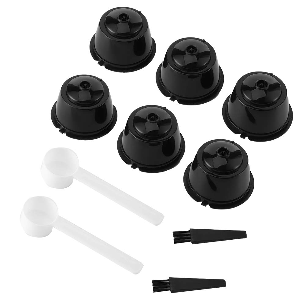 2Sets Reusable Coffee Capsule Pods Compatible with Gusto Machines, Eco Friendly Refillable Filter Cup