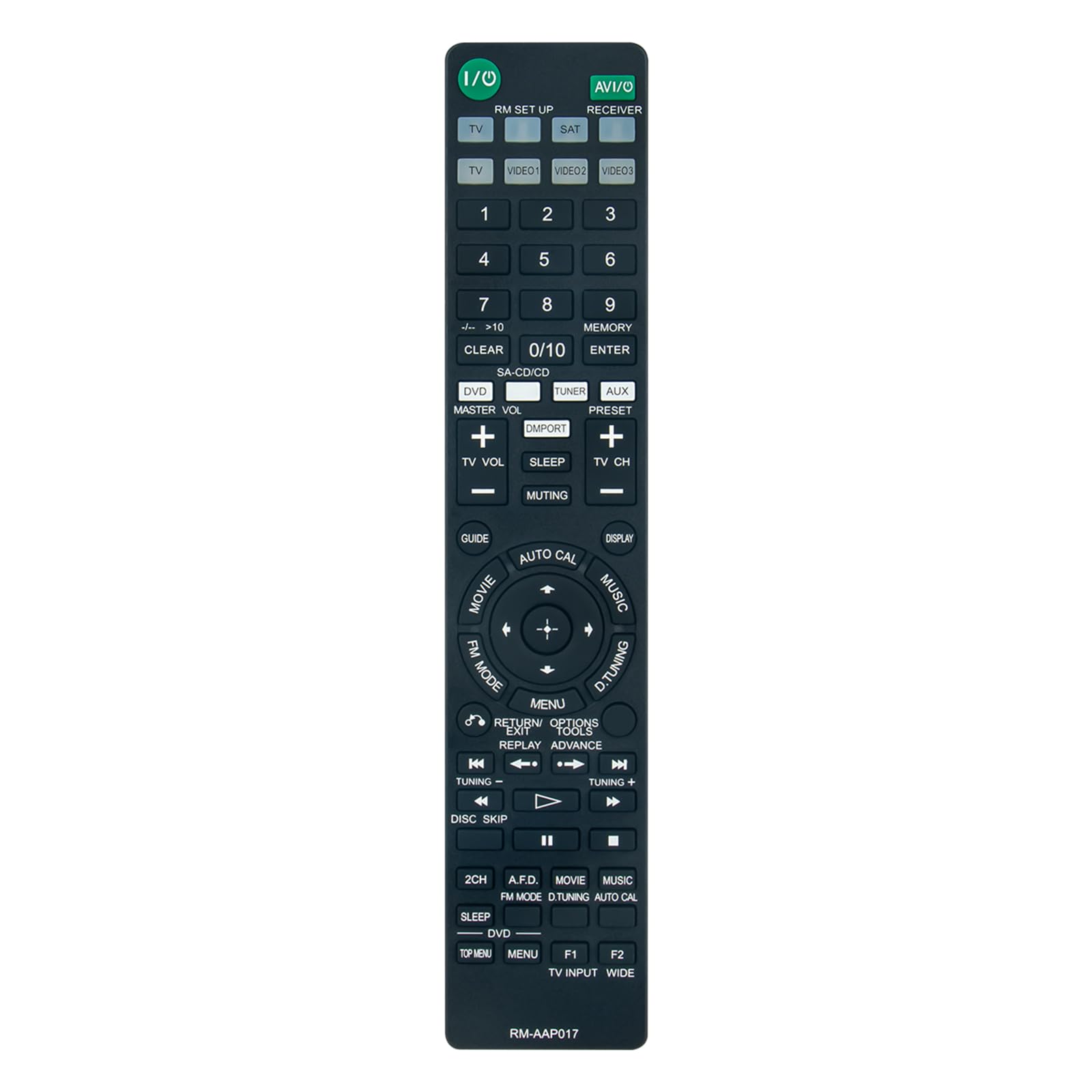 VINABTY Replacement Remote Controls Applicable For Sony RM-AAP017 Remote for AV System HT-DDW890 STR-DG910 STR-K890 SS-SRP890 SS-CNP890 SA-WP890 Compatible RM-AAP016 Remote Model