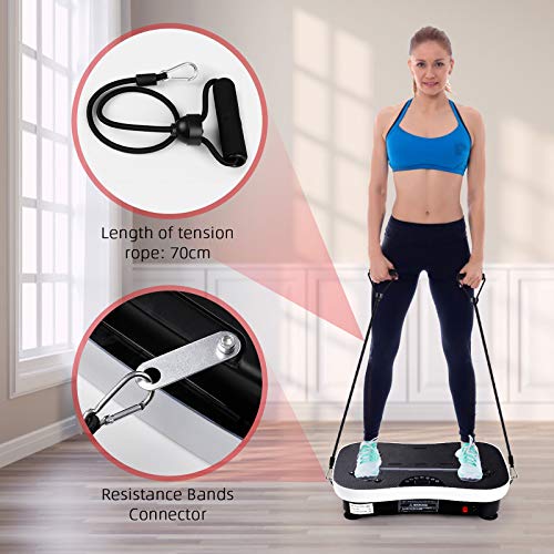 amzdeal Vibration Plate Exercise Machine Full Body Workout Vibration Fitness Platform for