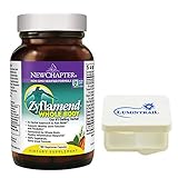 New Chapter Zyflamend Whole Body Joint Supplement, Herbal Pain Relief - 180 Vegetarian Capsules Bundle with a Lumintrail Pill Case