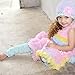 Huggalugs Girls Starlight Blue Legruffle Leg Warmers