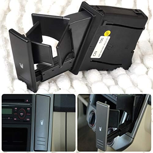JefreyF Drinks Holders - Car Cup Holder Right Center Console Water Drink 6Q0 858 602 G for VW Polo 9N 2002 2003 2004 2005 2006 2007 2008 2009 2010 1 PCs