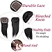 QTHAIR 14A Virgin Straight Hair Lace Closure (16inch) 4x4 Free Part 130% Density Top Swiss Lace Natural Straight Human Hair Closure with Baby Hair