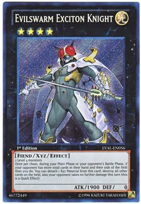 Amazon 遊戯王 英語版 Lval En056 Evilswarm Exciton Knight 励輝士 ヴェルズビュート シークレットレア 1st Edition トレカ 通販 Amazon 遊戯王 英語版 Lval En056 Evilswarm Exciton Knight 励輝士 ヴェルズビュート シークレットレア 1st Edition トレカ 通販