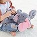 Floppy The Peek A Boo Elephant, Interactive Plush Toy Sings & Plays Peek-A-Boo, Anti-Stress Stuffed Animal Doll for Infants, The Best Gift for Baby Showers, Toddler Birthdays, and Christmas