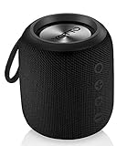 YOTTO Bluetooth Speaker Portable 12W IPX6 Waterproof, Wireless Speakers with HiFi-Tec, Aux Cable Bluetooth 4.2 FM Radio Enhanced Bass Outdoor Stereo Speaker Built-in Mic, 360°Full Surround Sound
