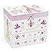 Jewelkeeper - Musical Jewellery Box, Unicorn and Enchanted Princess, with 2 Storage Drawers - Melody Dance of the Sweet Fairy
