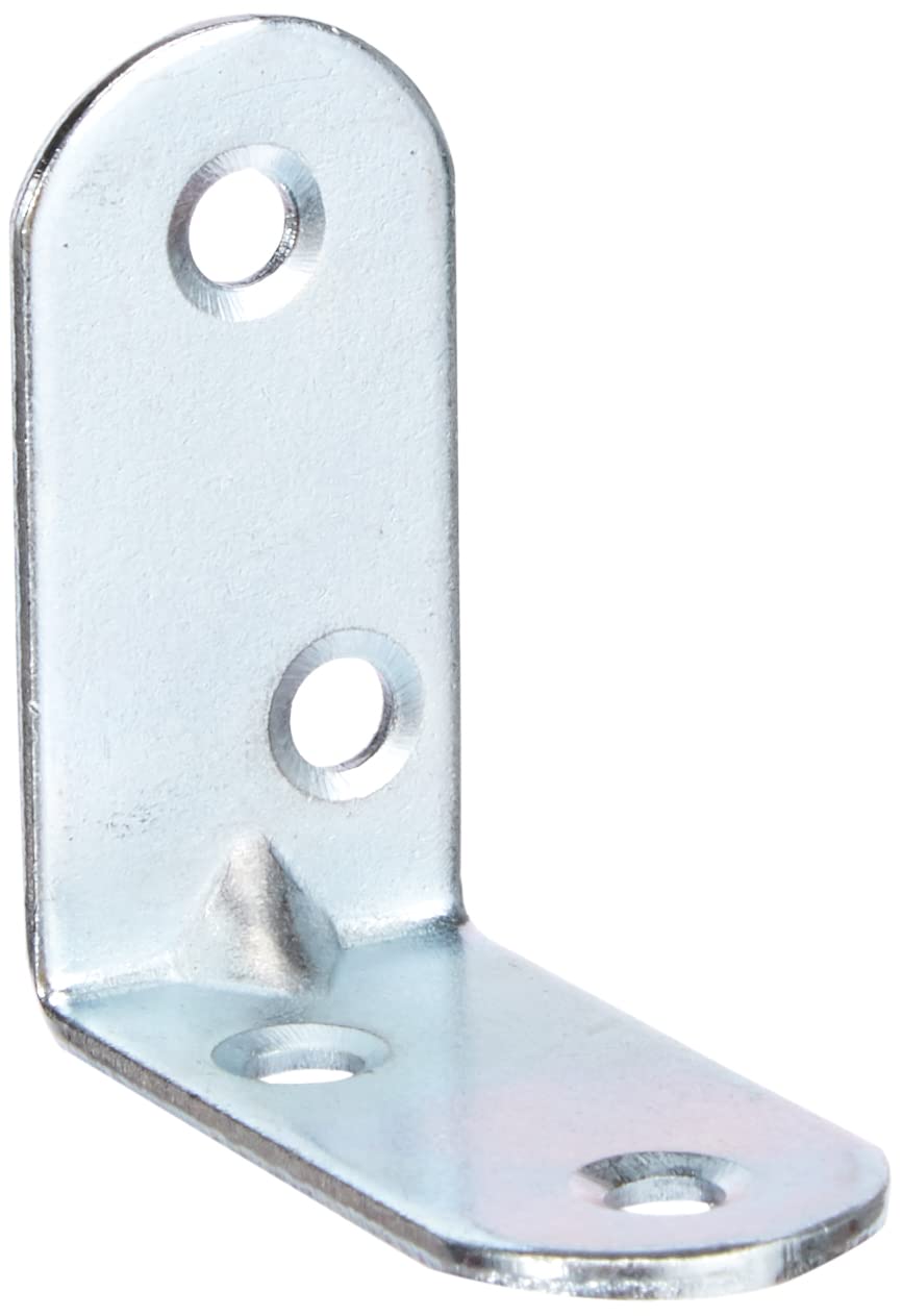 GAH-Alberts 837808 Reinforced chair square, with rounded ends - steel, galvanized zinc-plated, 40 x 40 x 19 mm / 40 pcs