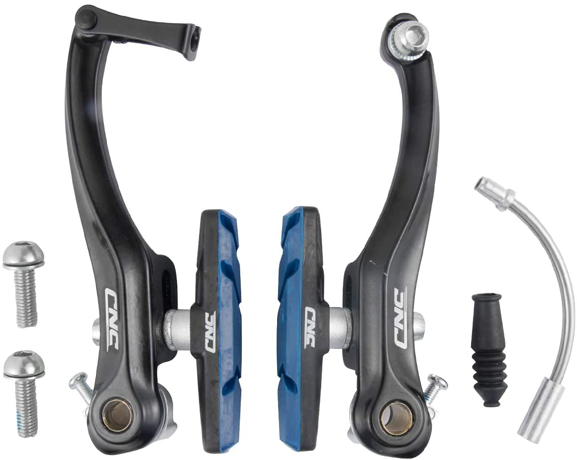 Chooee Mountain Bike Linear V-Brake, Bicycle Front/Rear V-Brake,1 pair,black/blue